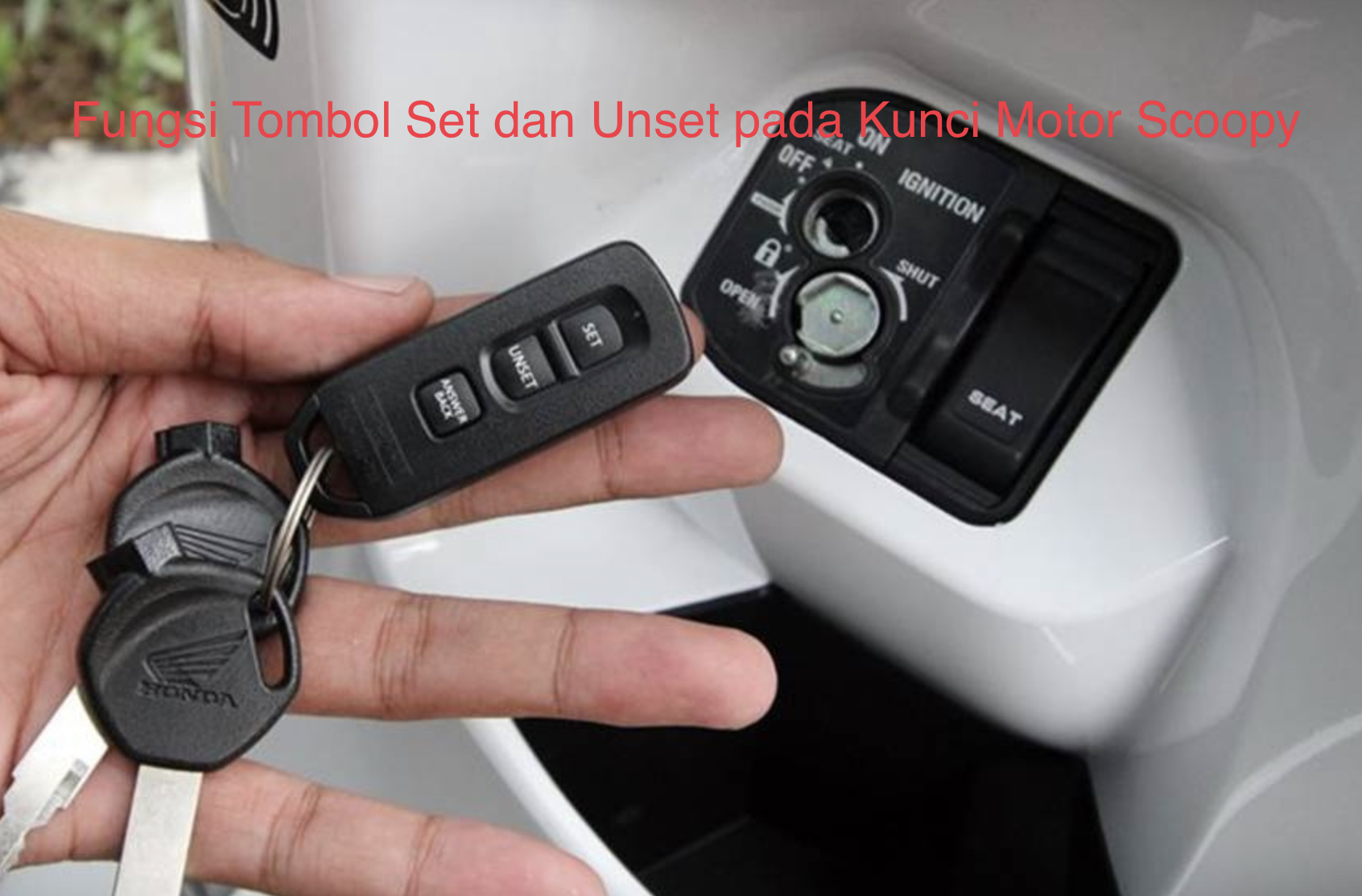 Cara Mematikan Alarm Vario 150
