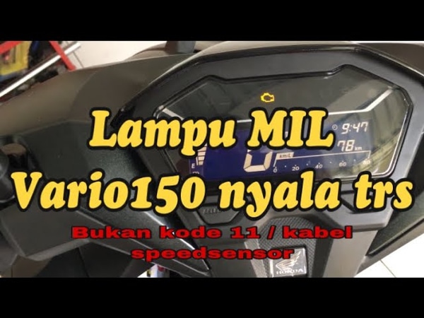 Lampu Indikator Vario 125 Menyala Kuning

