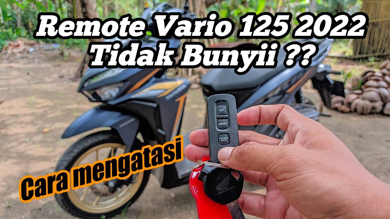 Remote Vario 125 Tidak Berfungsi
