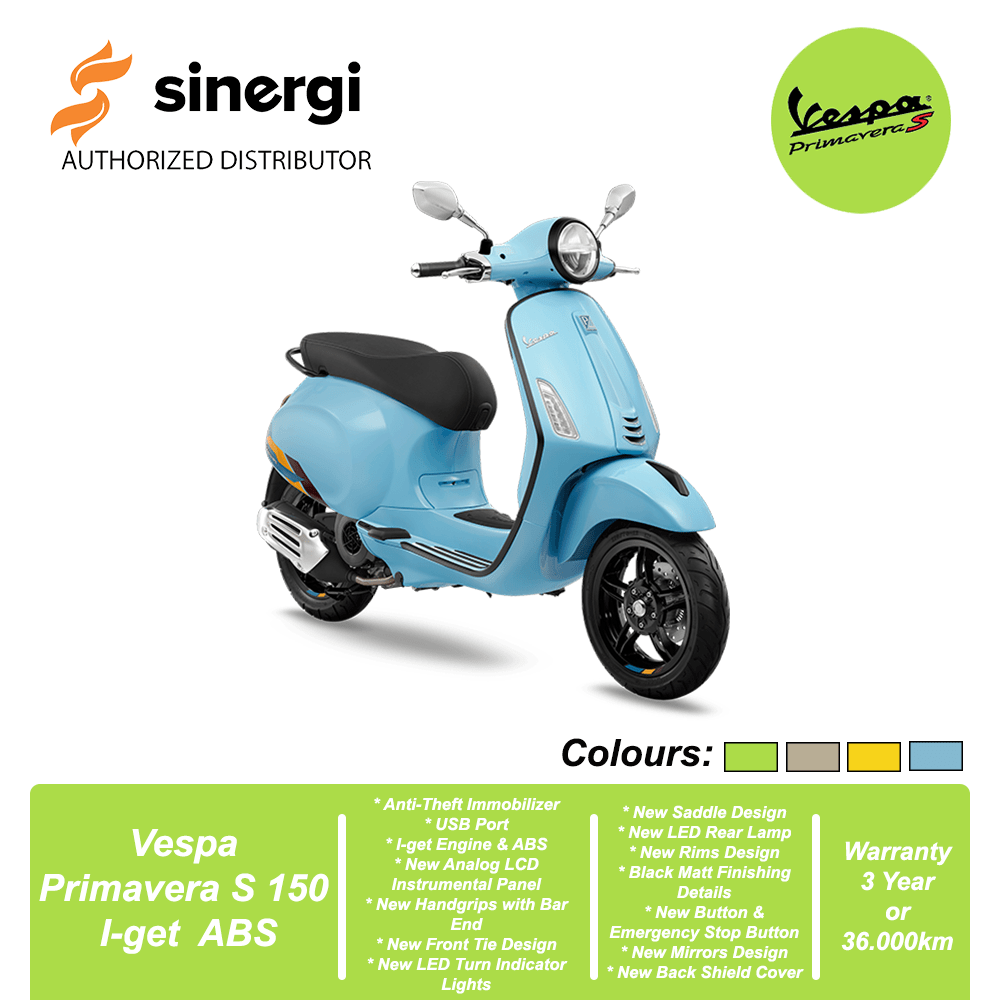 Vespa Sprint Blue Audace
