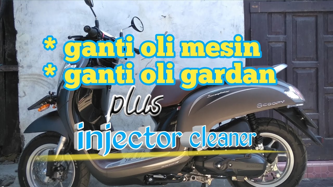 Ganti Oli Motor Scoopy
