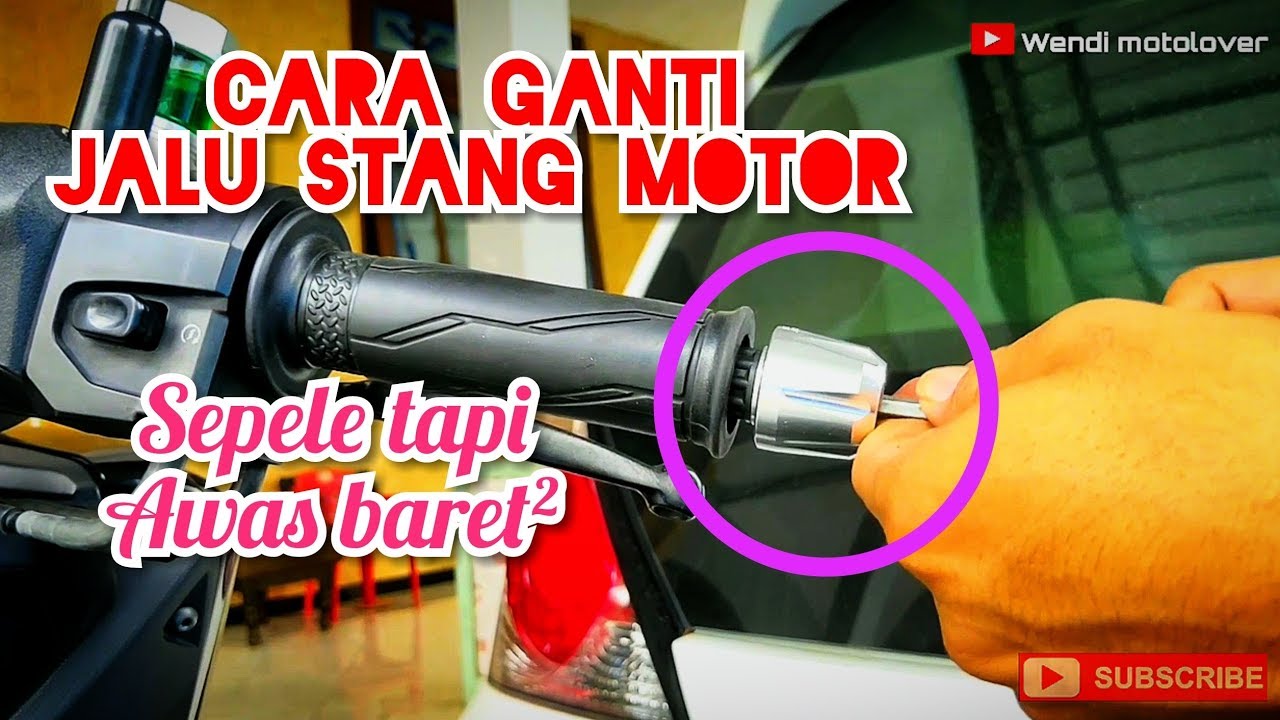 Cara Mengunci Stang Motor
