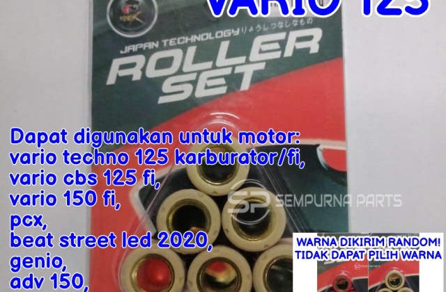 Roller Vario 125 Berapa Gram
