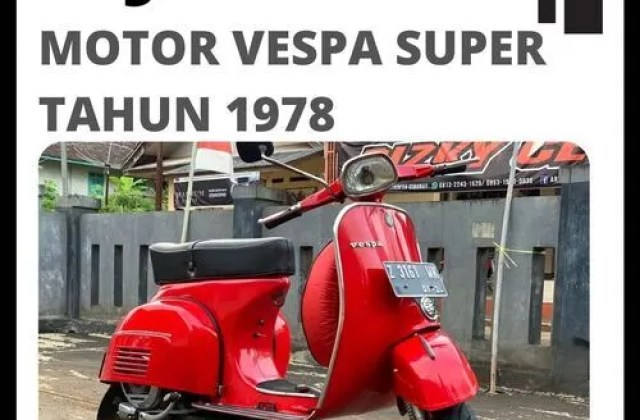 Harga Vespa Super 78
