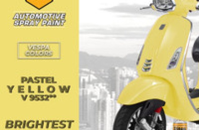 Vespa Kuning Pastel
