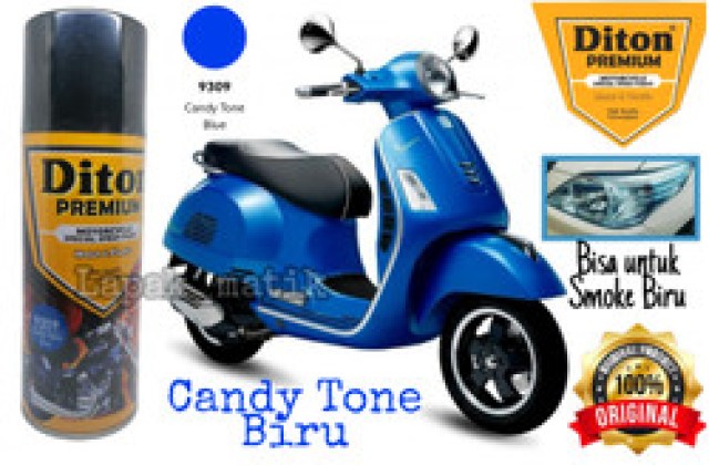 Vespa Biru Candydari
