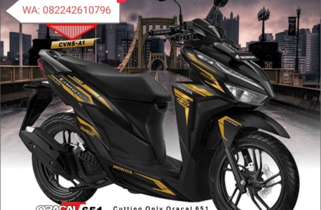 Honda Vario 150 Black Sporty
