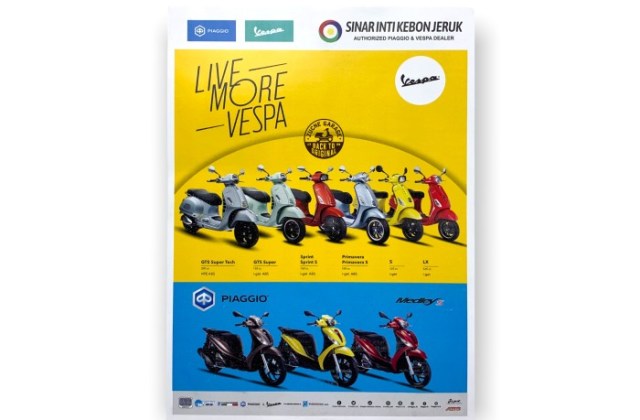 Brosur Harga Vespa Matic
