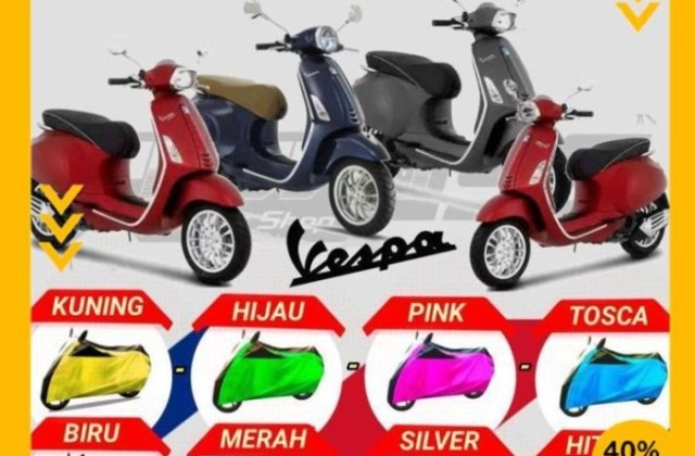 Vespa Matic Biru Tosca
