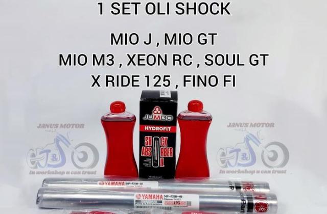 Ukuran Oli Shock Depan X Ride
