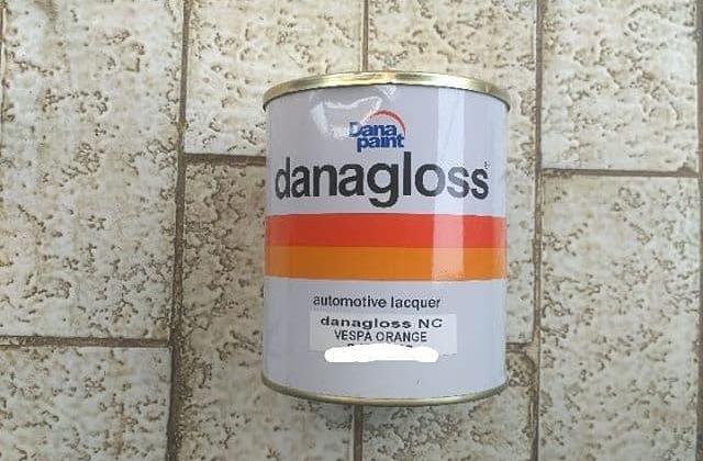 Kode Cat Danagloss Vespa
