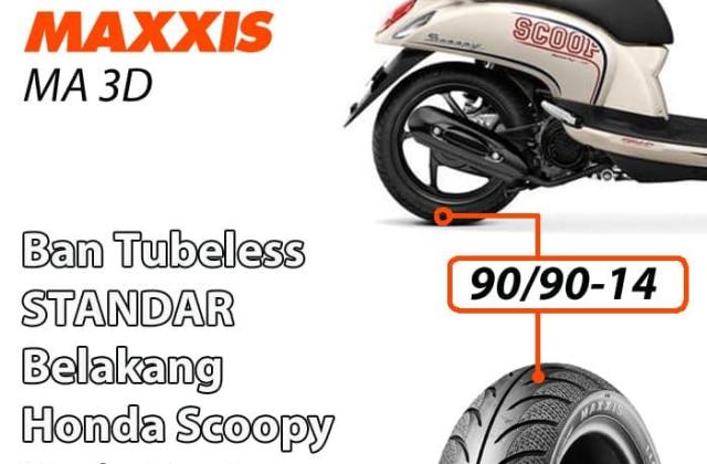 Ukuran Ban Standar Honda Scoopy
