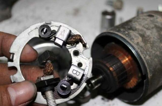 Penyebab Dinamo Starter Motor Rusak
