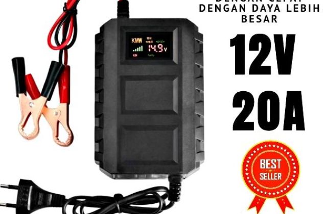 Berapa Lama Cas Aki Motor 12 Volt
