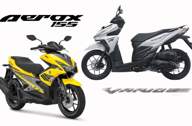 Honda Vario 150 Vs Aerox 155
