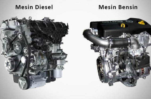 Perbedaan Motor Bensin Dan Motor Diesel
