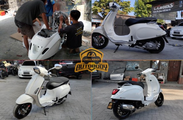 Vespa Sprint 150 Putih
