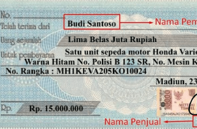Apakah Balik Nama Motor Harus Bayar Pajak
