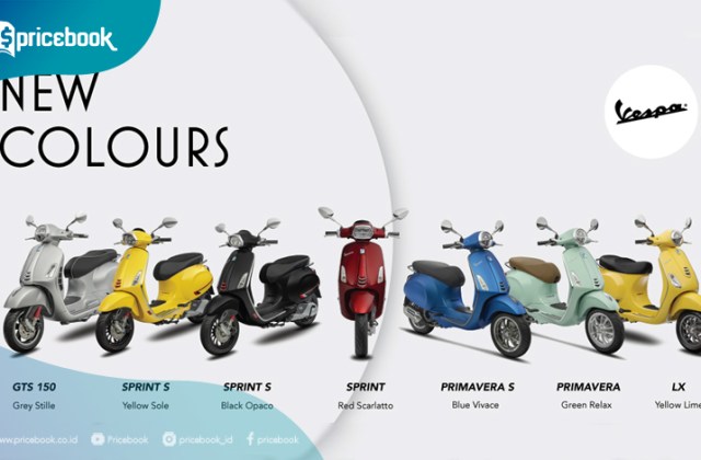 Vespa Matic Warna Kuning
