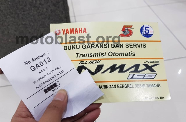 Service Pertama Motor Baru Yamaha
