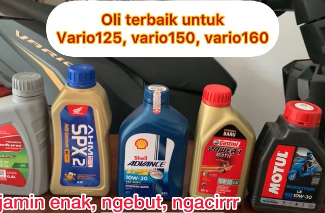 Rekomendasi Oli Matic Honda Vario 125
