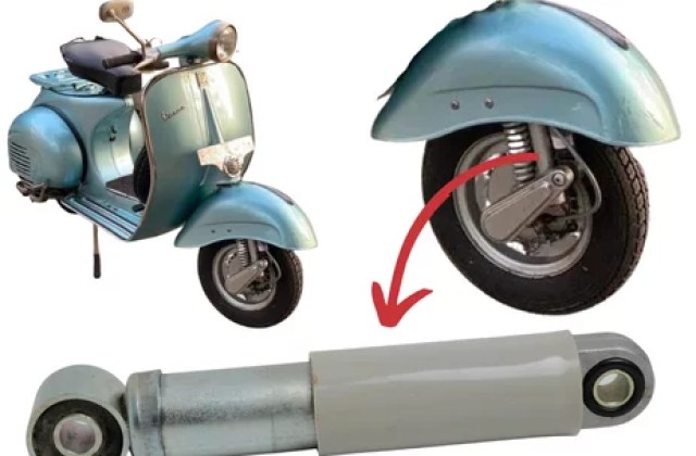 Vespa Ndog Asli
