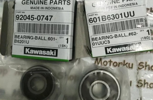 Ukuran Bearing Roda Depan Belakang Klx 150
