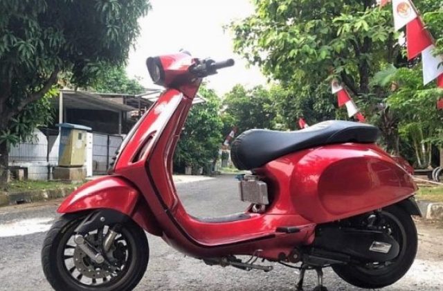 Modifikasi Vespa Racing
