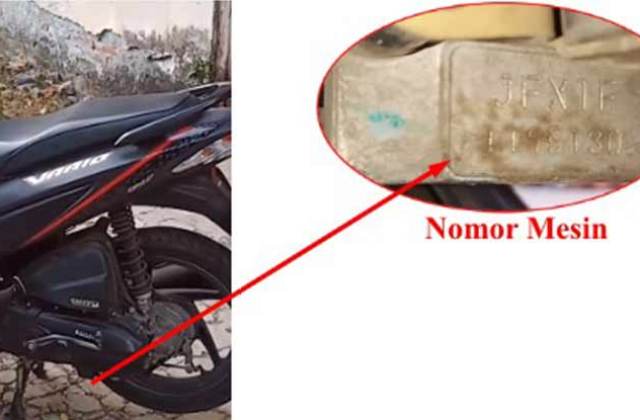 Syarat Gesek Nomor Mesin Motor
