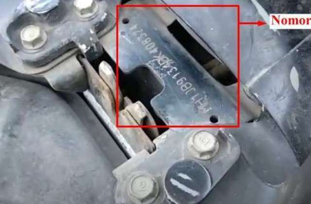 Nomor Mesin Supra X
