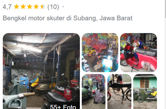 Bengkel Vespa Matic
