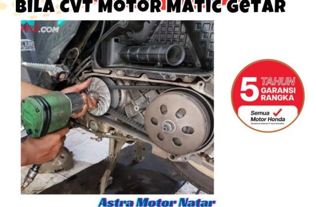 Vario Bergetar Di Rpm Rendah
