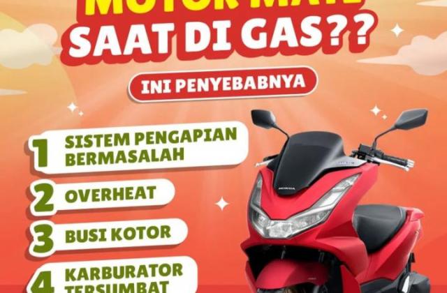 Apa Penyebab Motor Tidak Bisa Digas
