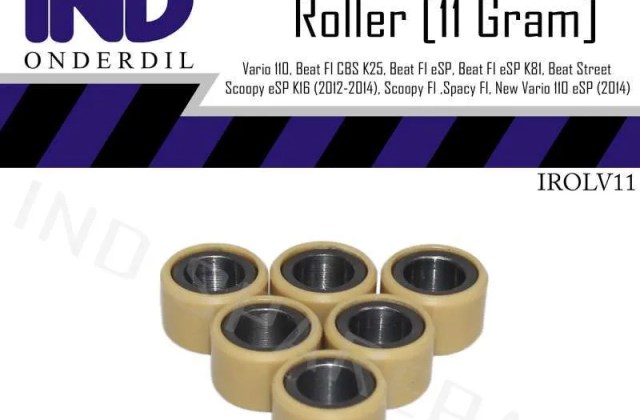 Ukuran Roller Vario 110 Karbu
