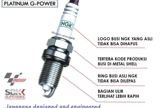 Busi Standar Vespa S 125 I-get

