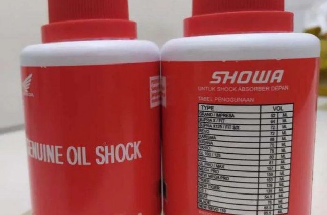 Rekomendasi Oli Shock Depan
