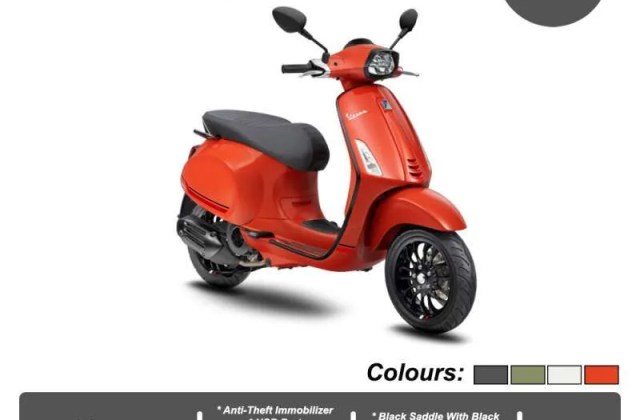 Vespa Matic Sprint Orange
