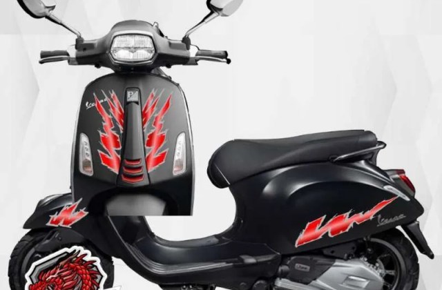 Striping Vespa Matic
