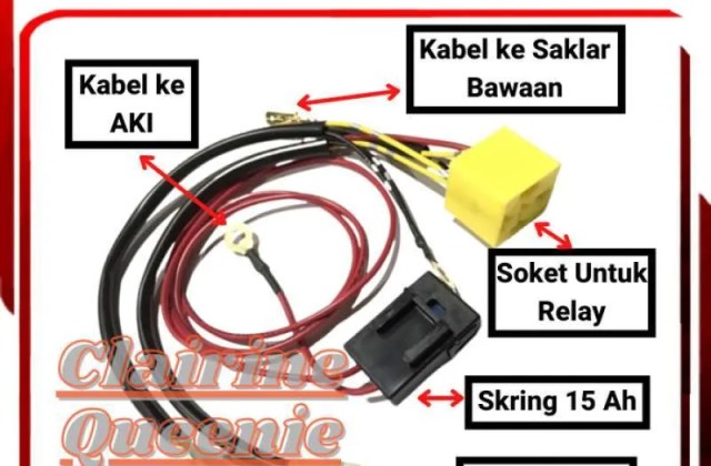 Jalur Kabel Klakson Vespa Px
