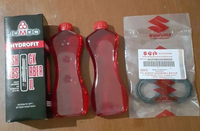 Takaran Oli Shock Depan Jupiter Mx
