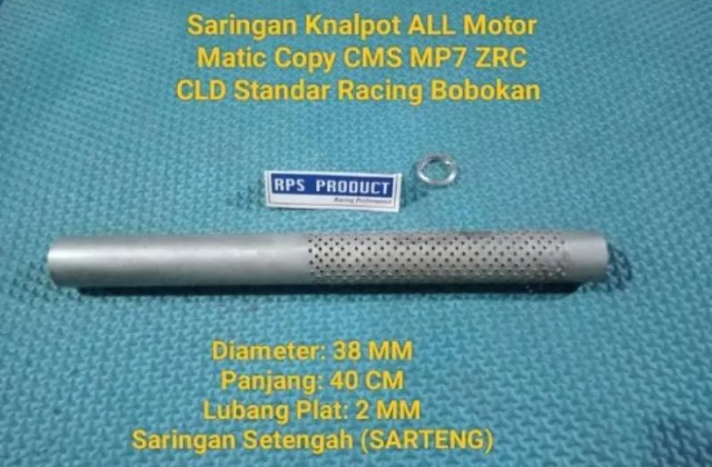 Cara Membuat Knalpot Bobokan Mio
