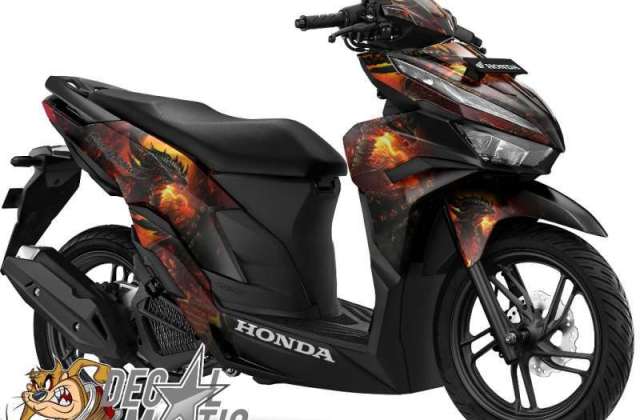 Honda Vario 150 Sporty Putih
