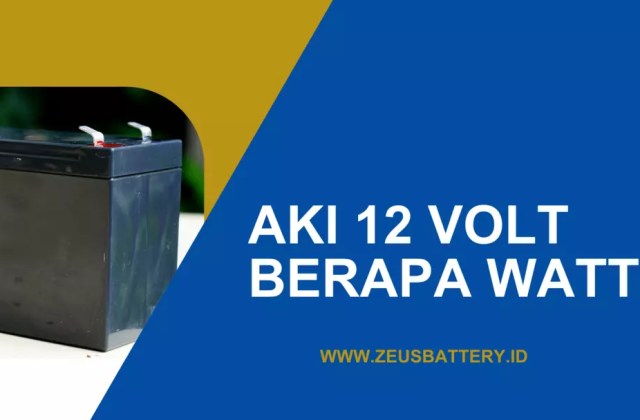 Aki Motor Berapa Watt
