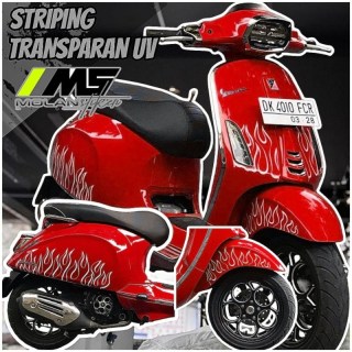 Vespa Matic Merah Doff
