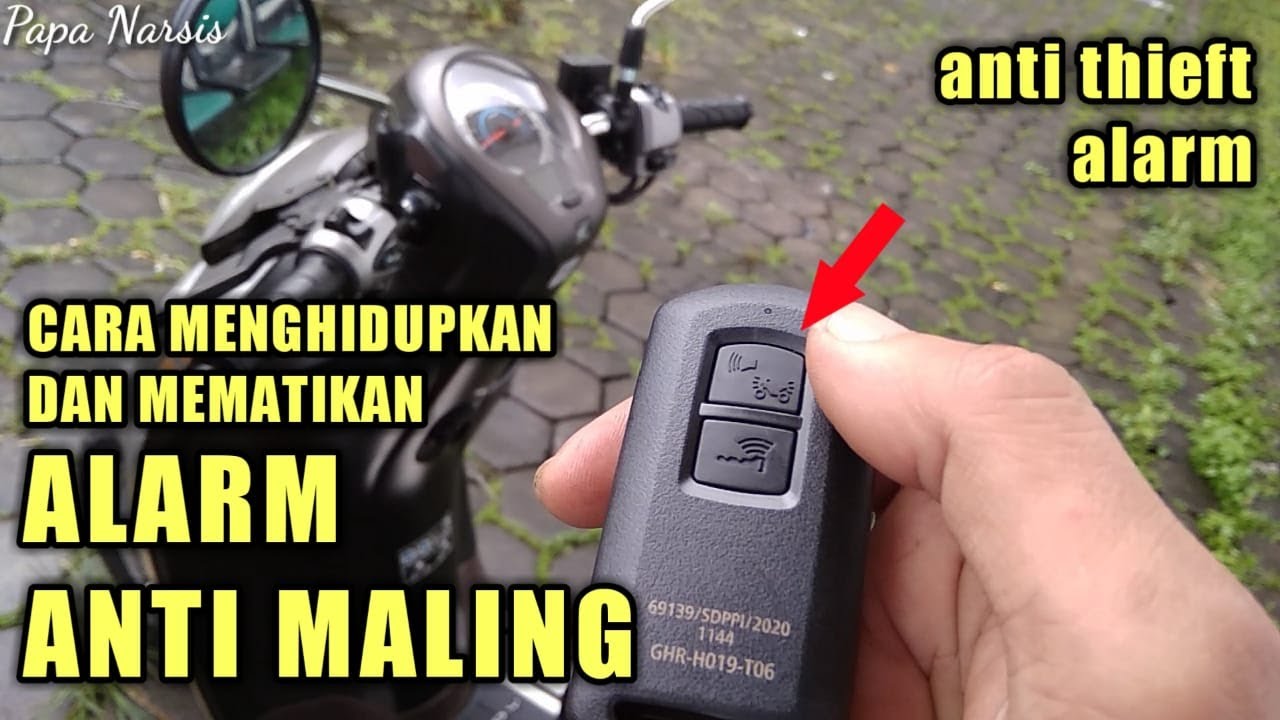 Cara Mematikan Alarm Honda Vario 150
