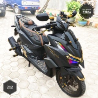 Modifikasi Vario 150 Hitam
